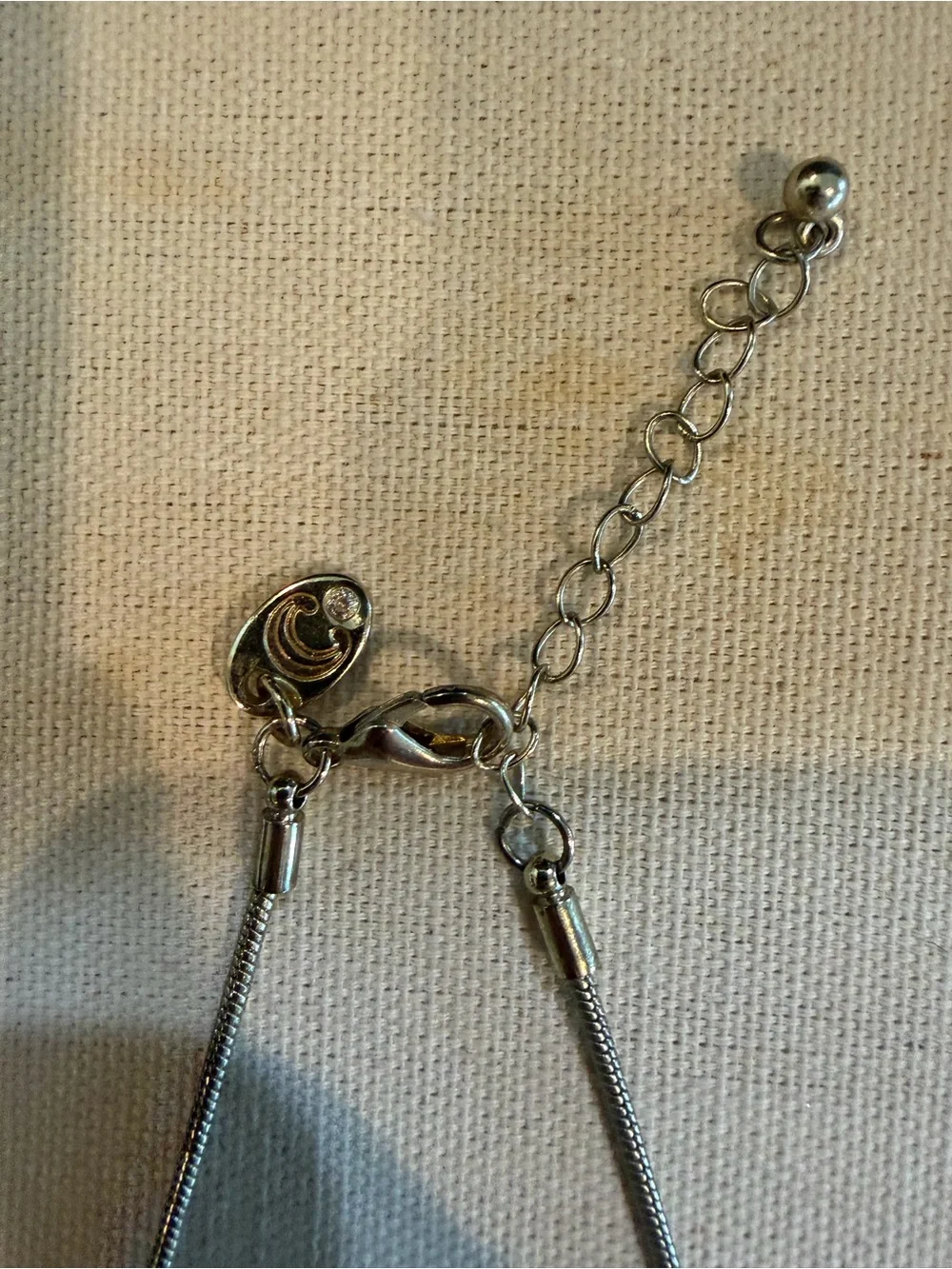 Gold-Tone Necklace with Tortoiseshell Accents